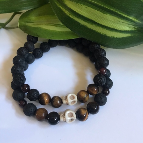 Strength & Protection Crystal/gemstone bracelet - Picture 3 of 5